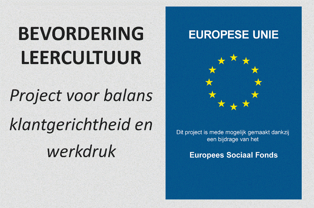 Bevordering van de leercultuur voor onze medewerkers