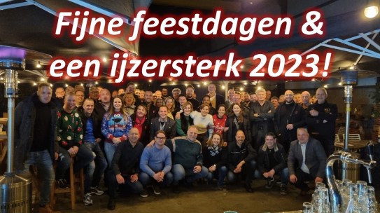 Fijne feestdagen & een ijzersterk 2023!