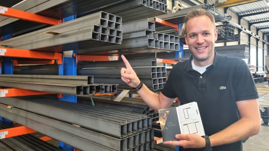 ‘Hét voorraadmagazijn voor RP en HOP profielen in uw regio!’, zegt Marco van Dijk
