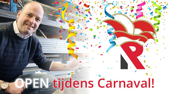 Gewoon open tijdens Carnaval 2025