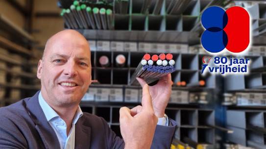 5 Mei Bevrijdingsdag 2025 “80 jaar Vrijheid” zijn wij dicht