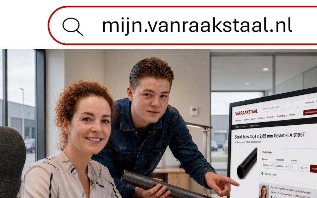 Nieuwe webshop mijn.vanraakstaal.nl