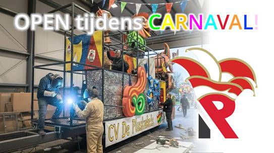 Open tijdens Carnaval 2026