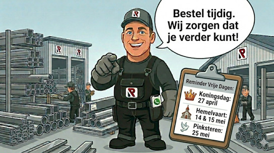 Bestel tijdig. Wij zorgen dat je verder kunt!