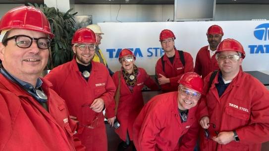 Materiaalkennis update bij bezoek aan Tata Steel